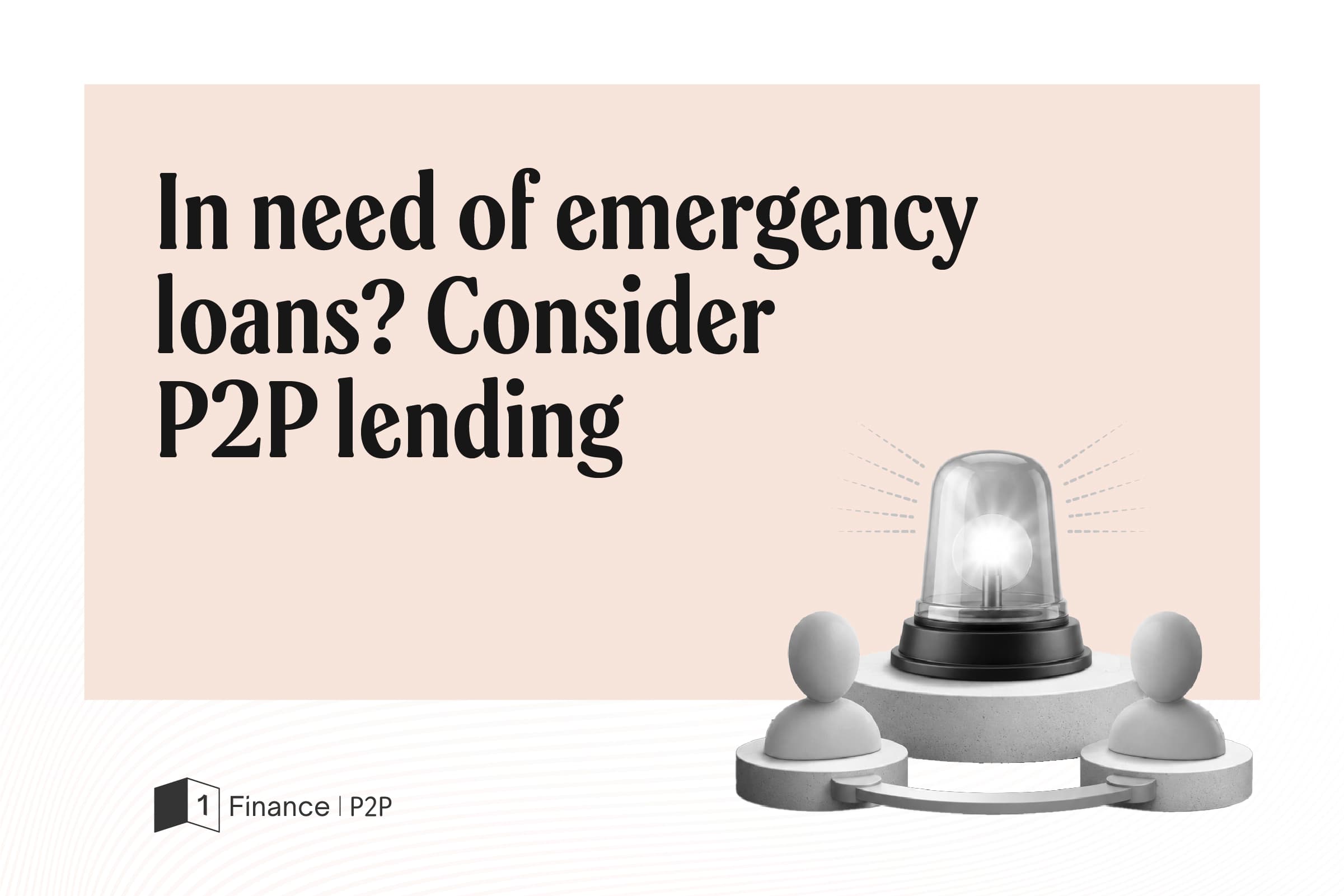 emergency loans with peer-to-peer lending